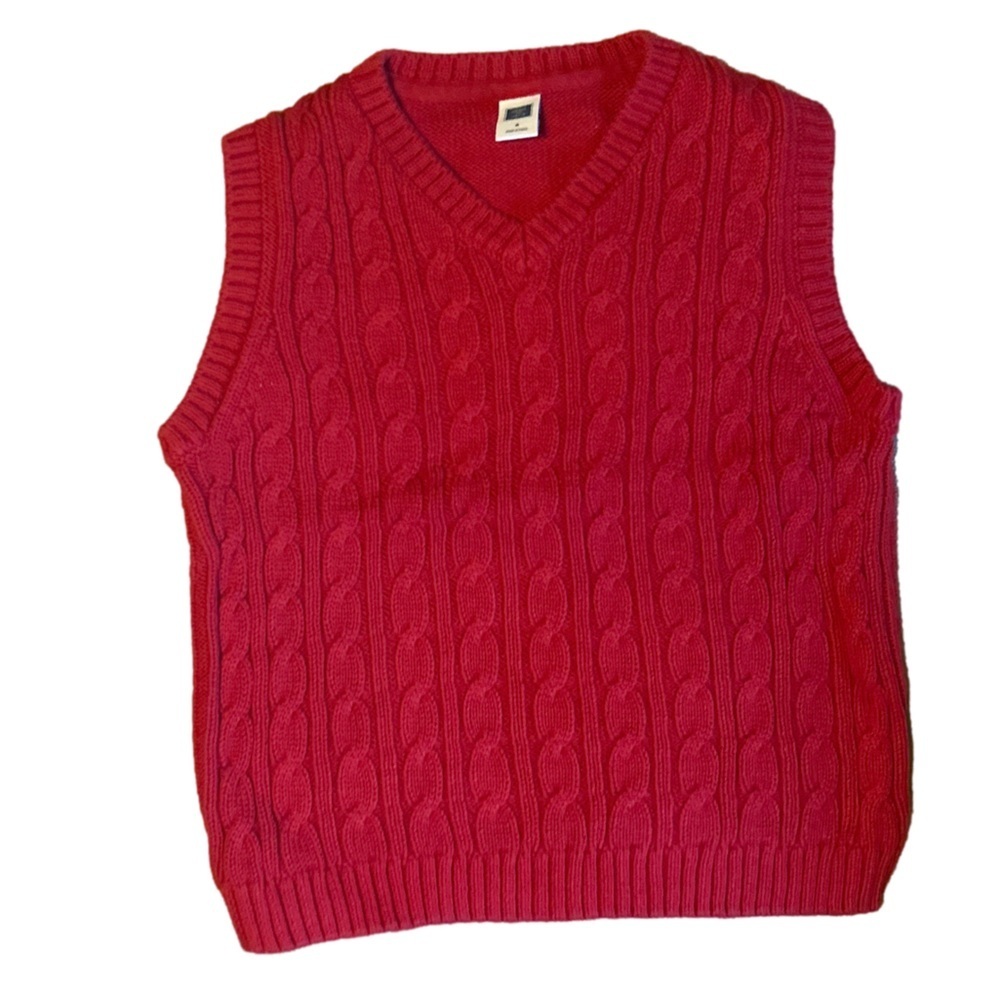 Janie and Jack cable knit sweater vest Size 4